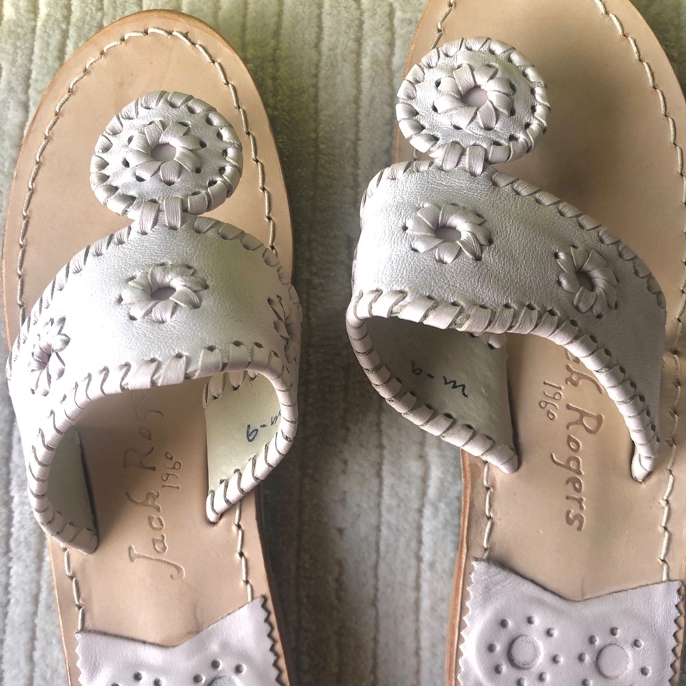 Jack Rogers Flat Sandals - Pale Blush